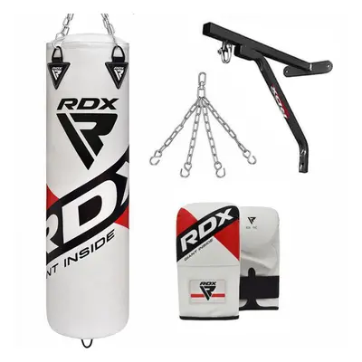 RDX F10 4ft/5ft Punch Bag with gloves & wall Bracket Unfilled Unfilled / ft