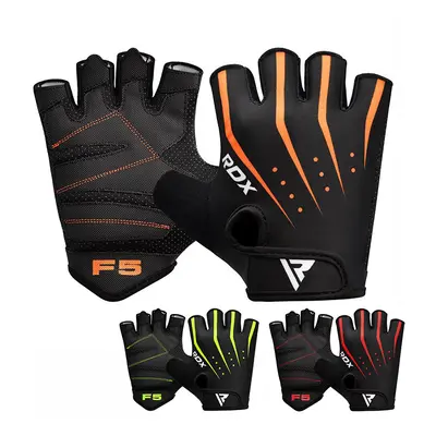 RDX F5 WeightLifting Gym Gloves Red