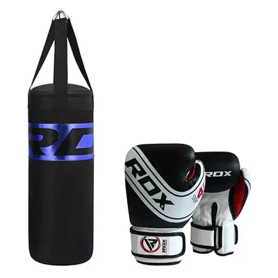 RDX J13 Junior 2ft Punch Bag and Gloves Set Filled / Red