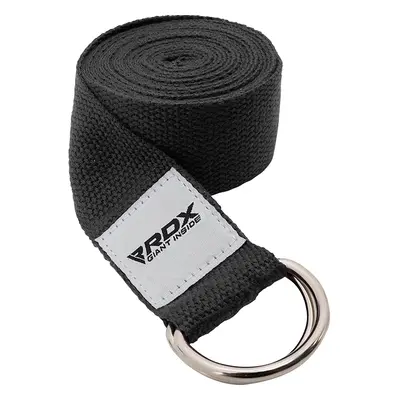 RDX P8 Non-Slip Cotton Yoga Strap with Rust Proof Steel D-Ring Buckle Pink