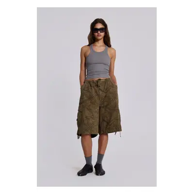 Forest Camo Parachute Shorts