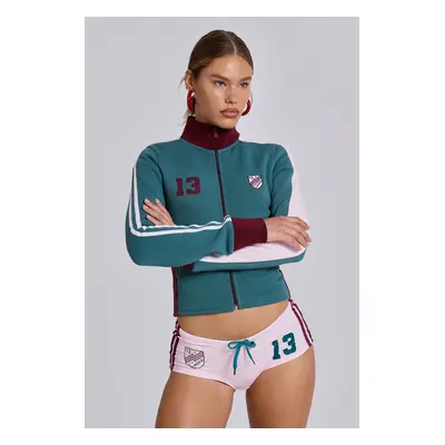 Teal Green No.13 Football Track Top