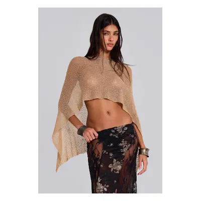 Infinity Multiway Knit Cape in Sand