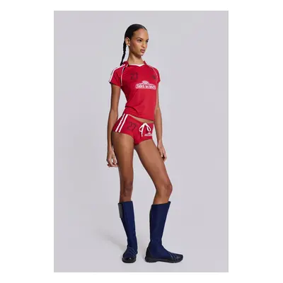 Not Your Cheerleader Football Mini Shorts