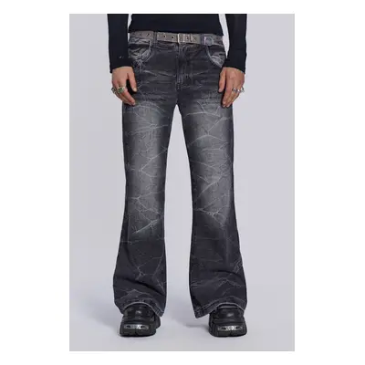 Black Crease Blaze Jeans