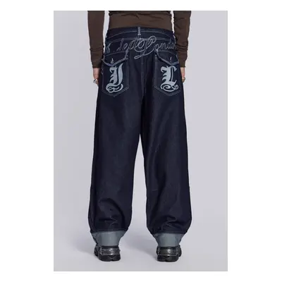 Sonic Embroidered Baggy Jeans