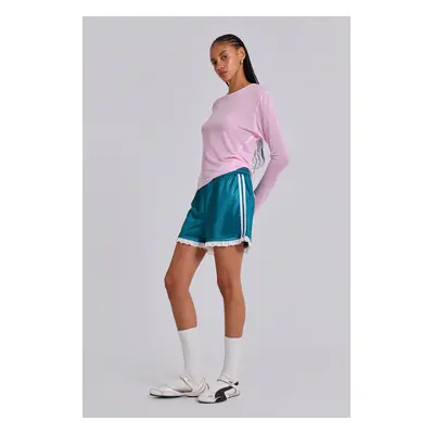 Bronwyn Broderie Football Shorts