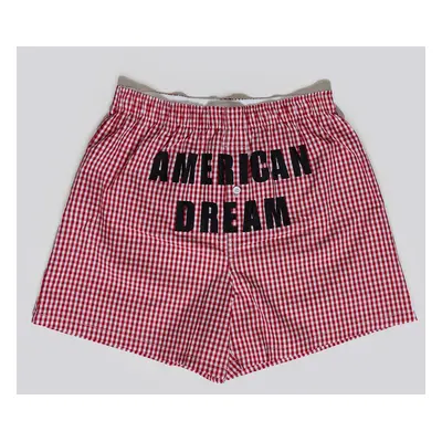 Red Gingham Printed Boxers