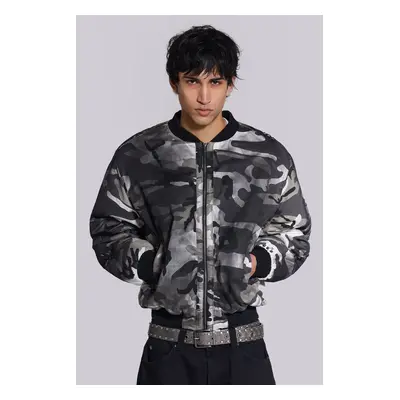 Dirty Camo Bomber Jacket