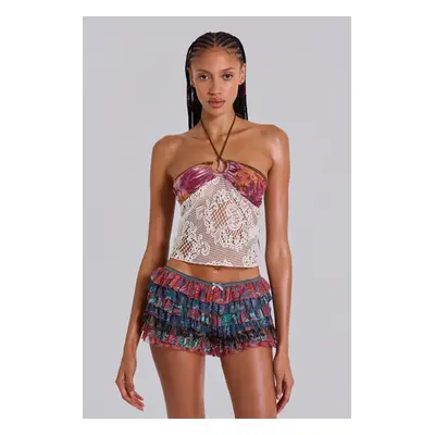 Paisley Rhea Mesh Bloomer Shorts