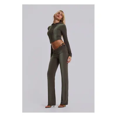 Tacha Fold Over Ombré Trousers