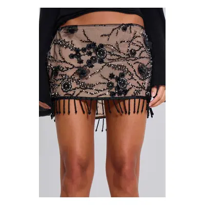 Ellora Embellished Mini Skirt