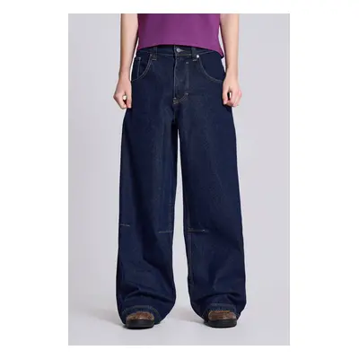 Indigo Low Rise Colossus Baggy Jeans