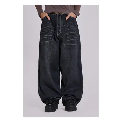 Black Coated XL Colossus Jeans