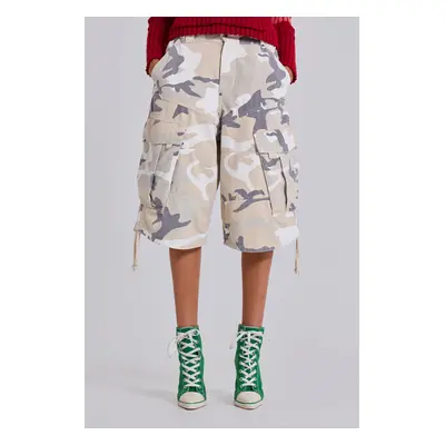 Snow Camo Cadet Cargo Shorts