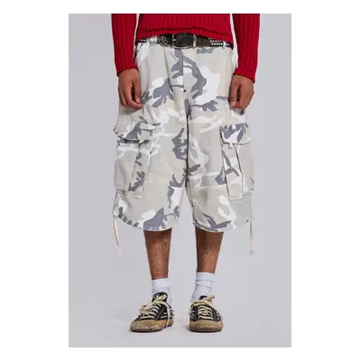 Snow Camo Cadet Cargo Shorts