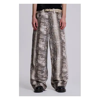 Boa Snake Print Colossus Jeans