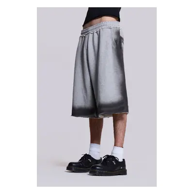 Grey Spray Monster Shorts