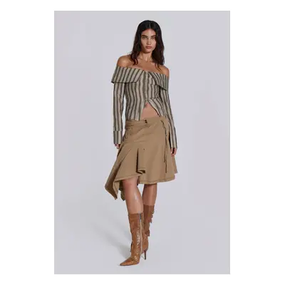 Noa Cargo Midi Skirt