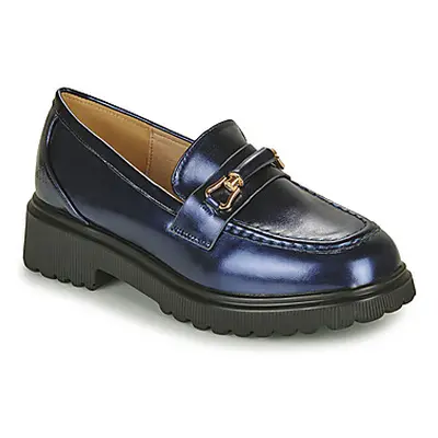 Moony Mood NEW09 women's Loafers / Casual Shoes in Blue