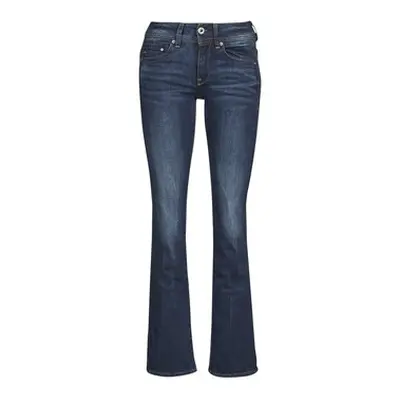 G-Star Raw MIDGE SADDLE MID BOOTLEG women's Bootcut Jeans in Blue