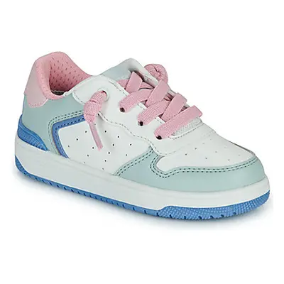 Geox J WASHIBA GIRL girls's Children's Shoes (Trainers) in White