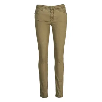 Acquaverde JOE women's Skinny Jeans in Brown