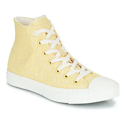 Converse CHUCK TAYLOR ALL STAR HYBRID TEXTURE HI women's Shoes (High-top Trainers) in Yellow