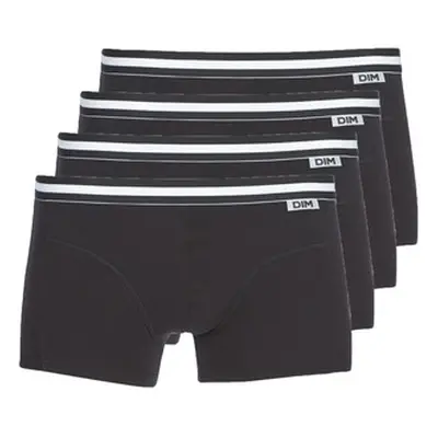 DIM ECODIM COTON X 4 men's Boxer shorts in Black