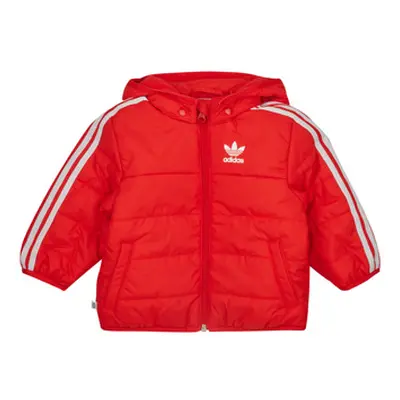 Adidas PADDED JACKET girls's Children's Jacket in Red