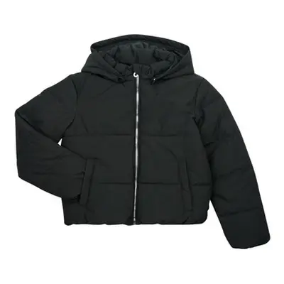 Only KOGNEWDOLLY SHORT PUFFER JACKET OTW girls's Children's Jacket in Black