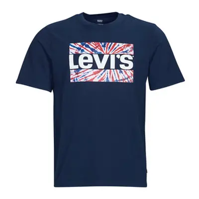 Levis SS RELAXED FIT TEE men's T shirt in Marine