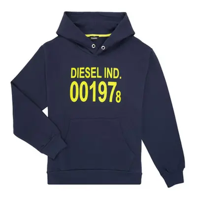 Diesel SGIRKHOOD girls's Children's Sweatshirt in Blue