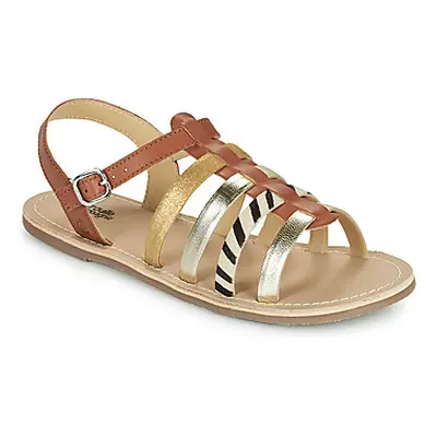 Citrouille et Compagnie MAYANA girls's Children's Sandals in Brown