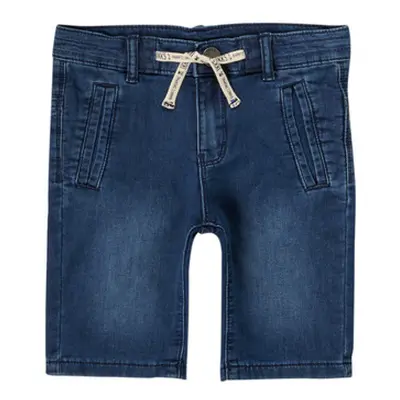 Ikks JOUXTEA boys's Children's shorts in Blue