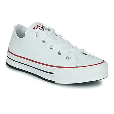 Converse Chuck Taylor All Star EVA Lift Foundation Ox boys's Children's Shoes (Trainers) in Whit