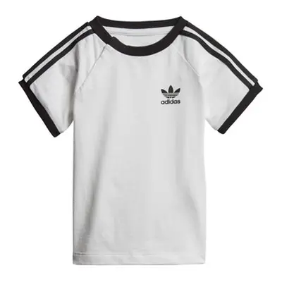 Adidas DV2824 girls's Children's T shirt in White