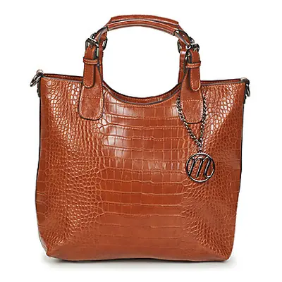 Moony Mood EMIRA CROCO women's Handbags in Brown