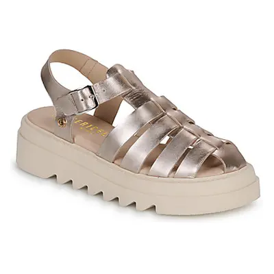 Fericelli New 7 women's Sandals in Gold