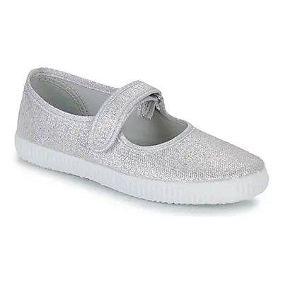 Citrouille et Compagnie IVALYA girls's Children's Shoes (Pumps / Ballerinas) in Silver