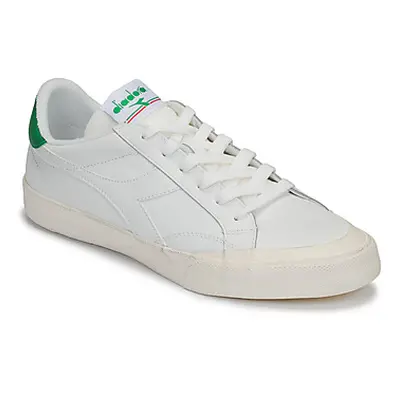 Diadora MELODY LEATHER DIRTY women's Shoes (Trainers) in White