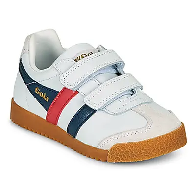 Gola HARRIER LEATHER VELCRO girls's Children's Shoes (Trainers) in White