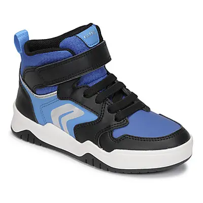 Geox J PERTH BOY G boys's Children's Shoes (High-top Trainers) in Blue