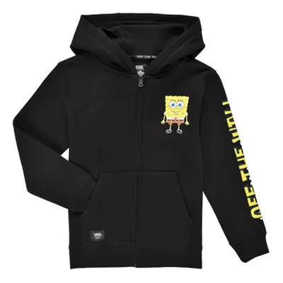 Vans BY VANS X SPONGEBOB HAPPY FACE KIDS FZ boys's Children's sweatshirt in Black