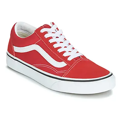 Vans OLD SKOOL men's Shoes (Trainers) in Red