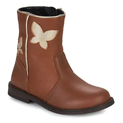 Citrouille et Compagnie HORELI girls's Children's Mid Boots in Brown