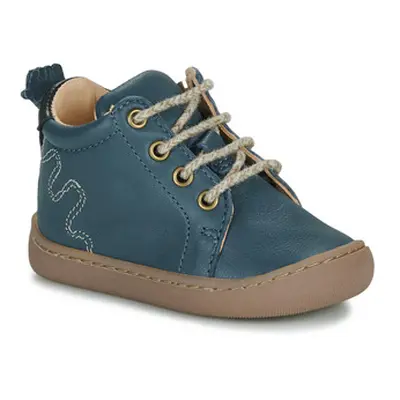 Easy Peasy MY FLEXOO LACET boys's Children's Shoes (High-top Trainers) in Blue