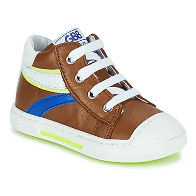 GBB OWEN boys's Children's Shoes (High-top Trainers) in Brown