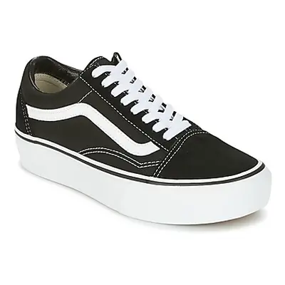 Vans UA OLD SKOOL PLATFOR women's Shoes (Trainers) in Black