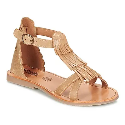 Citrouille et Compagnie GAMELA girls's Children's Sandals in Brown